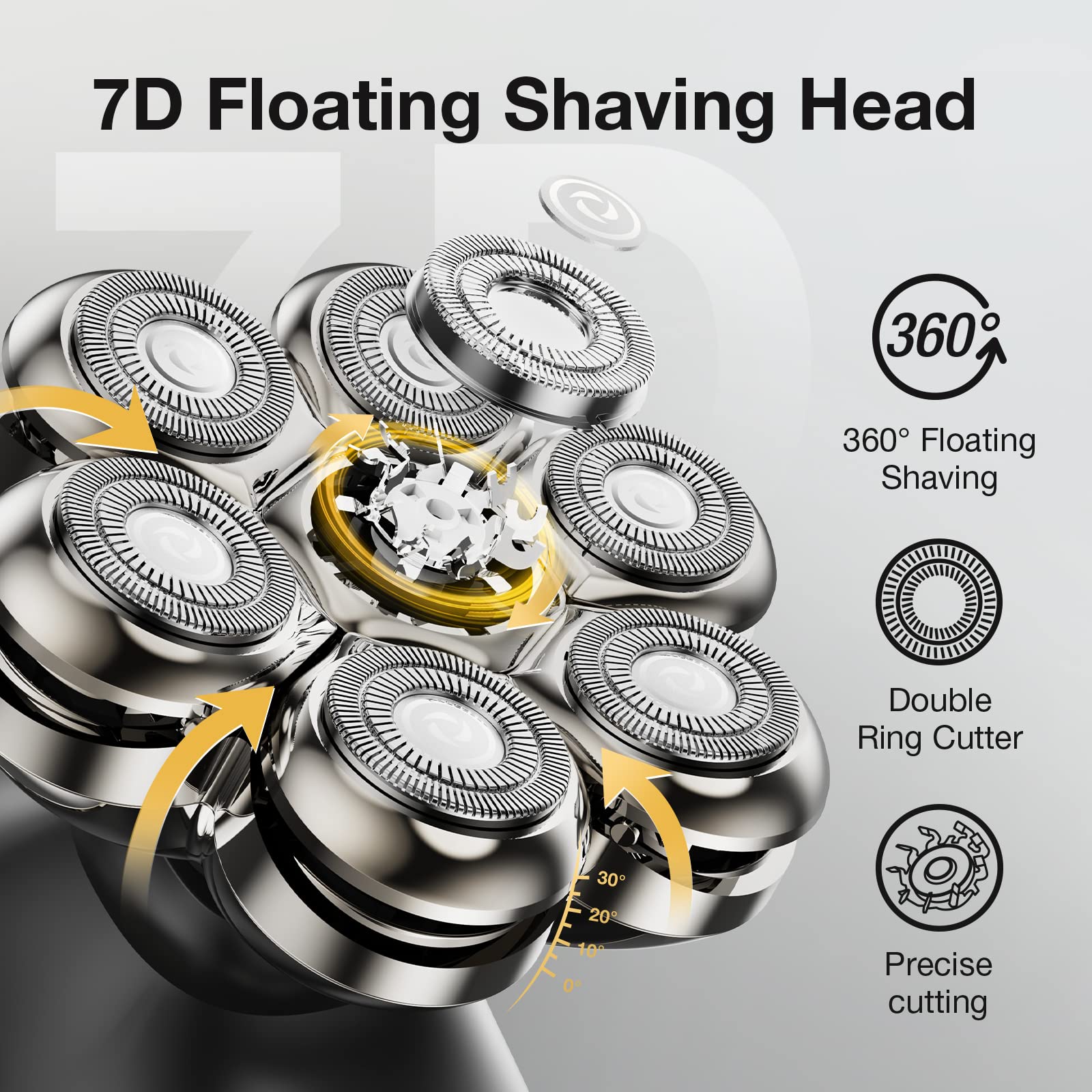 SHPAVVER stainless steel razor head detail highlighting durability