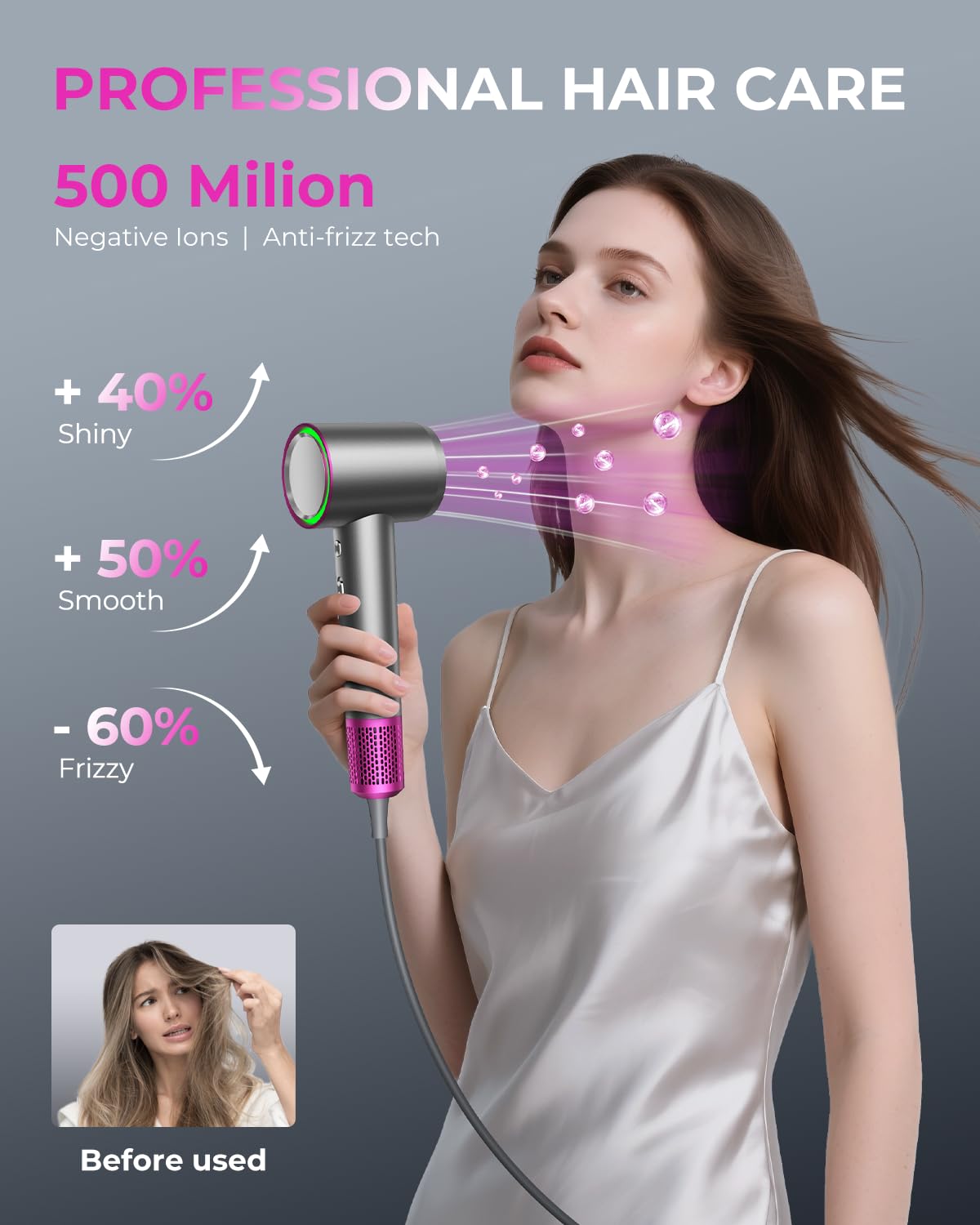 SHRATE compact design held in hand for travel-friendly use