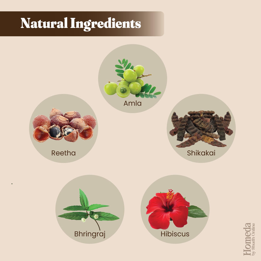 Shudh Online amla powder jar emphasizing vitamin-rich nourishment
