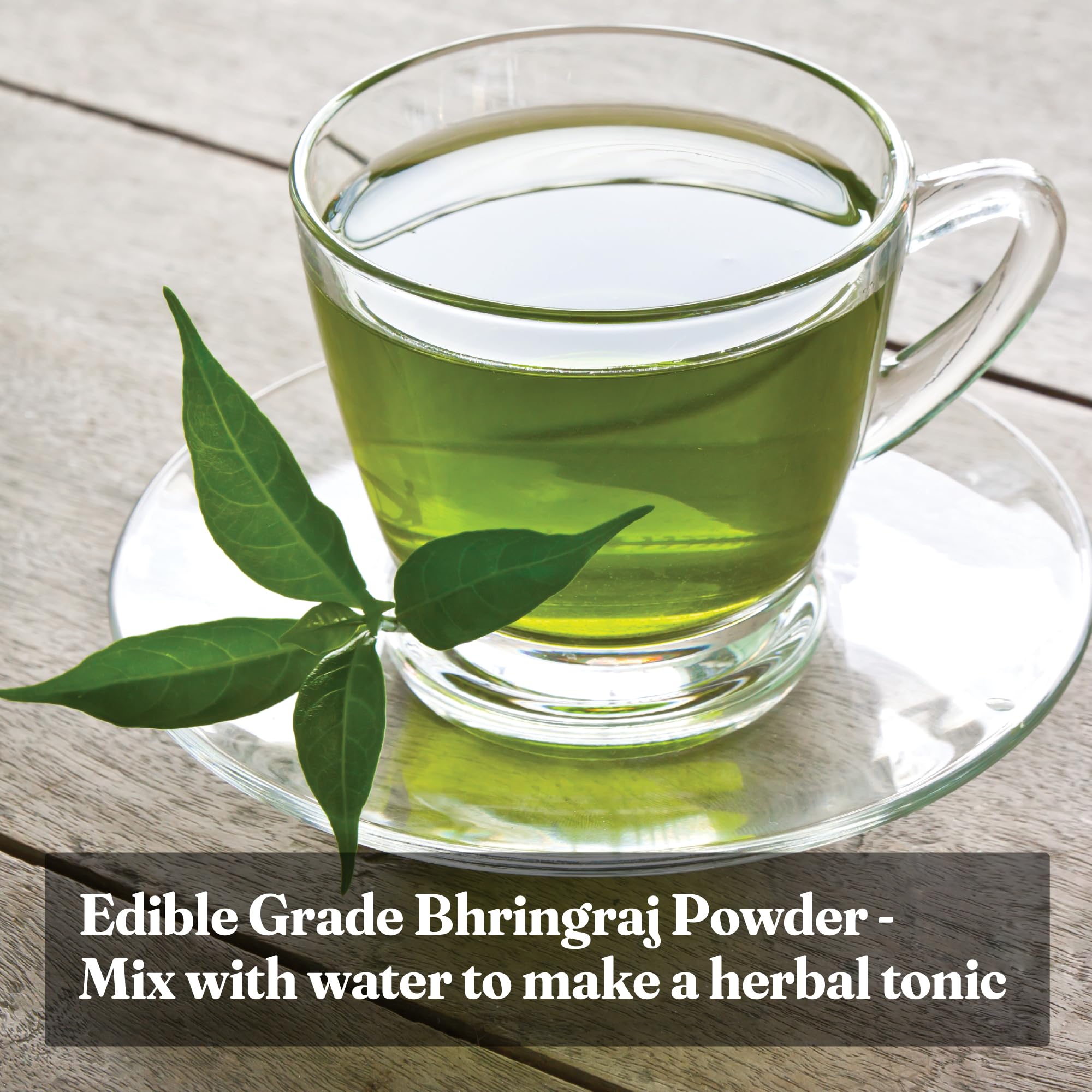 Shudh Online bhringraj powder with shampoo for versatile scalp care.