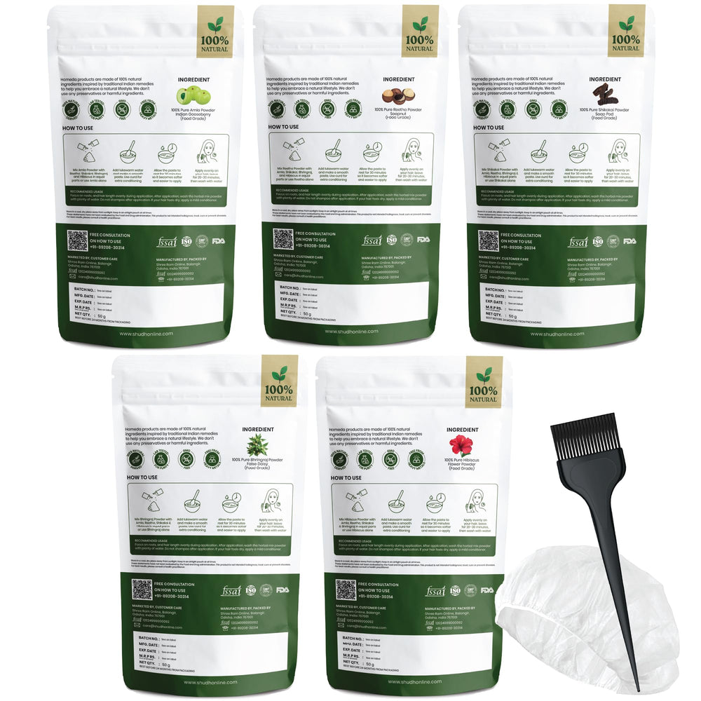 Shudh Online natural shampoo cleanse with chemical-free approach