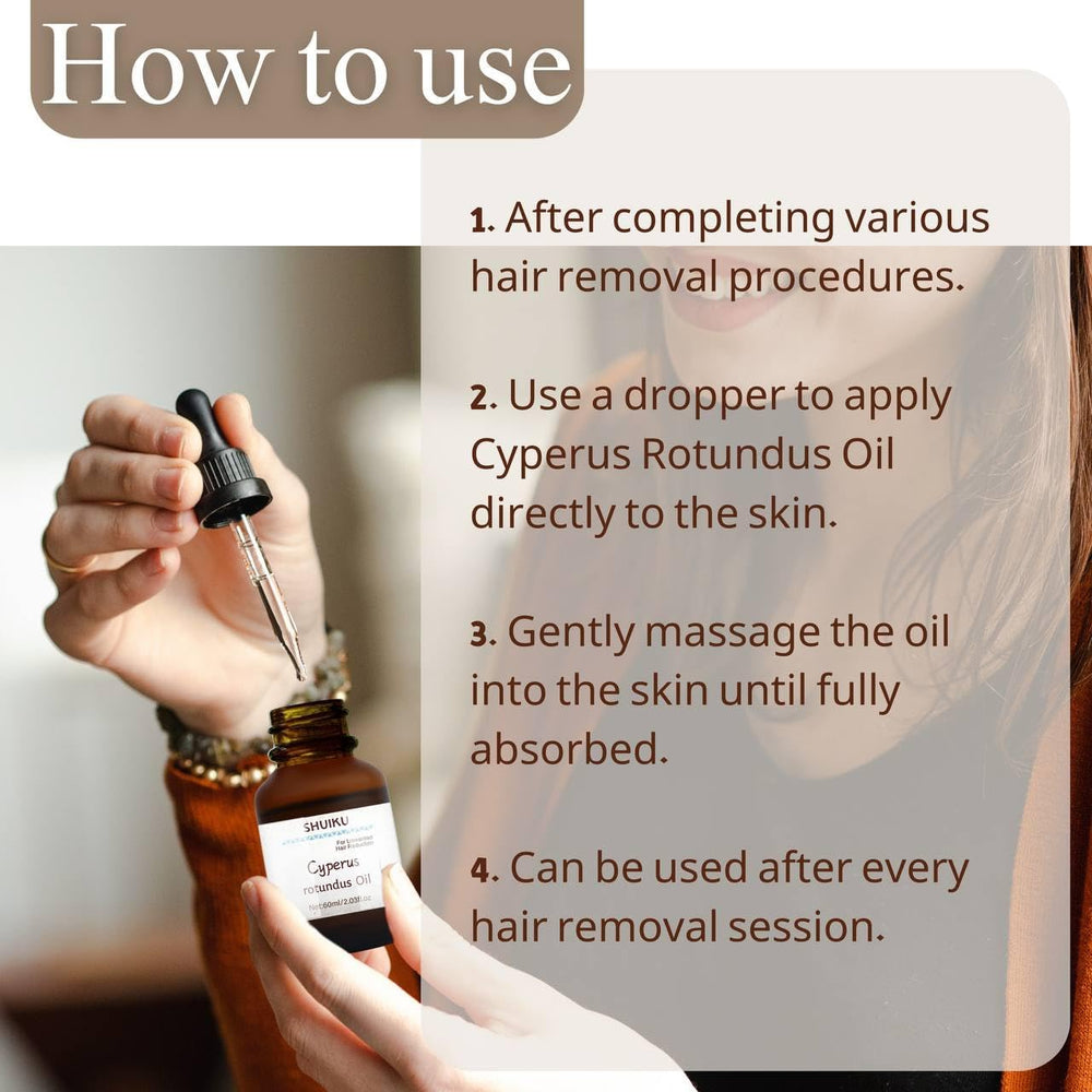 SHUIKU Cyperus Rotundus Oil 2-pack packaging, convenient twin bottles for home use.