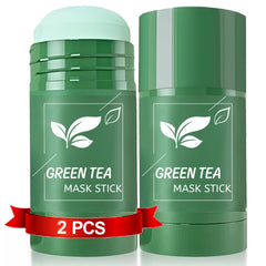 SHUIKU green tea clay stick 2pack packaging shows value and at-home skincare