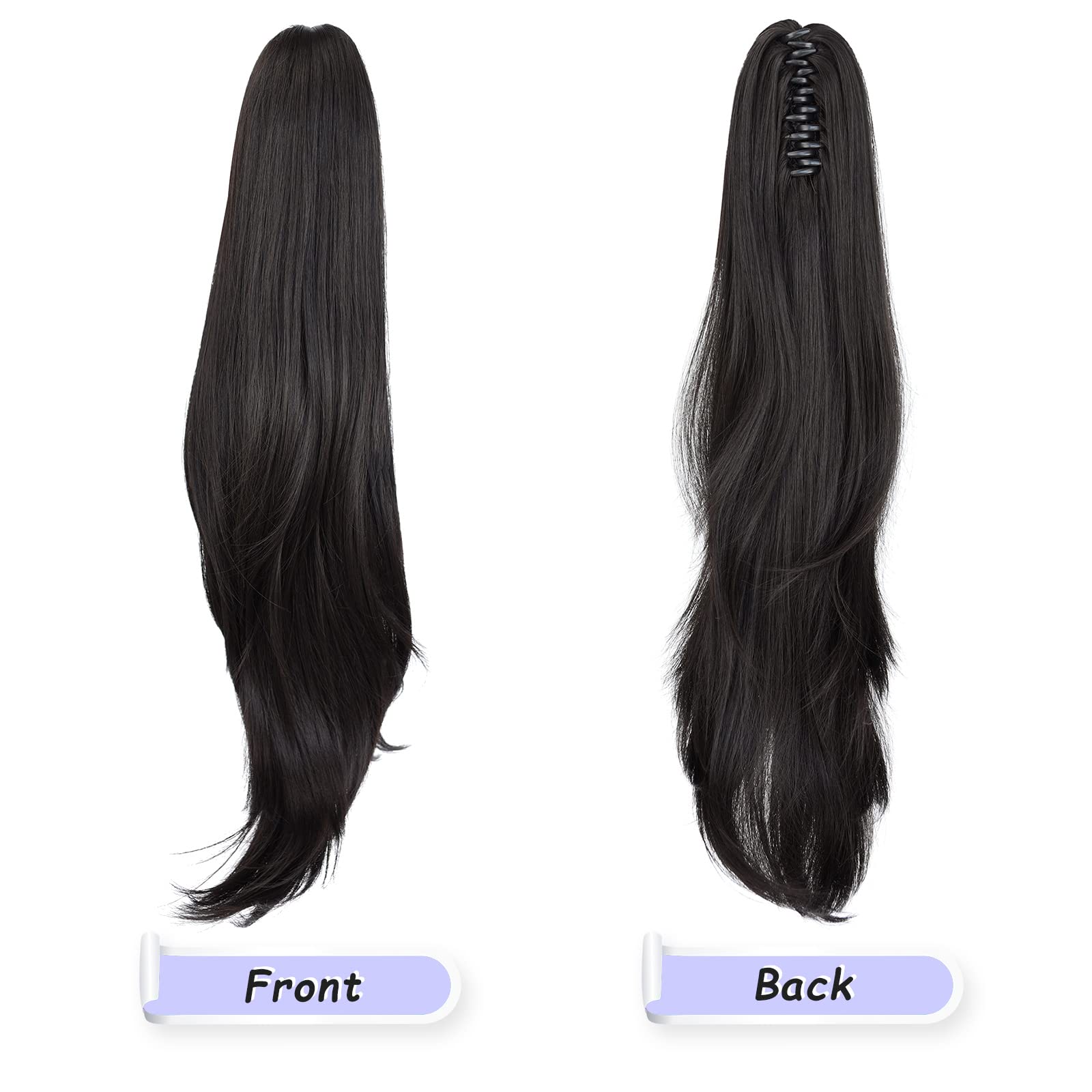 ShulaSHOP clip-on bun style provides quick, mess-free transformation.