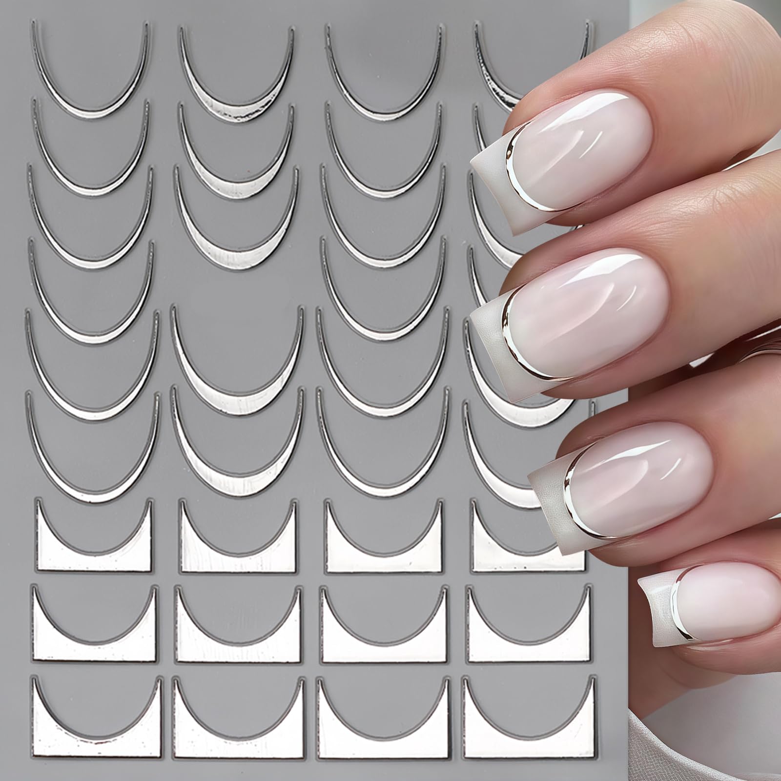 SHUXILIN 3D self-adhesive metal strip decals add premium metallic accents