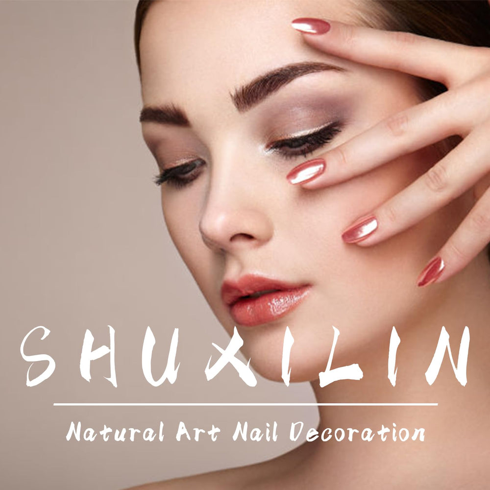 SHUXILIN DIY holiday nail art look for at-home salon vibes.