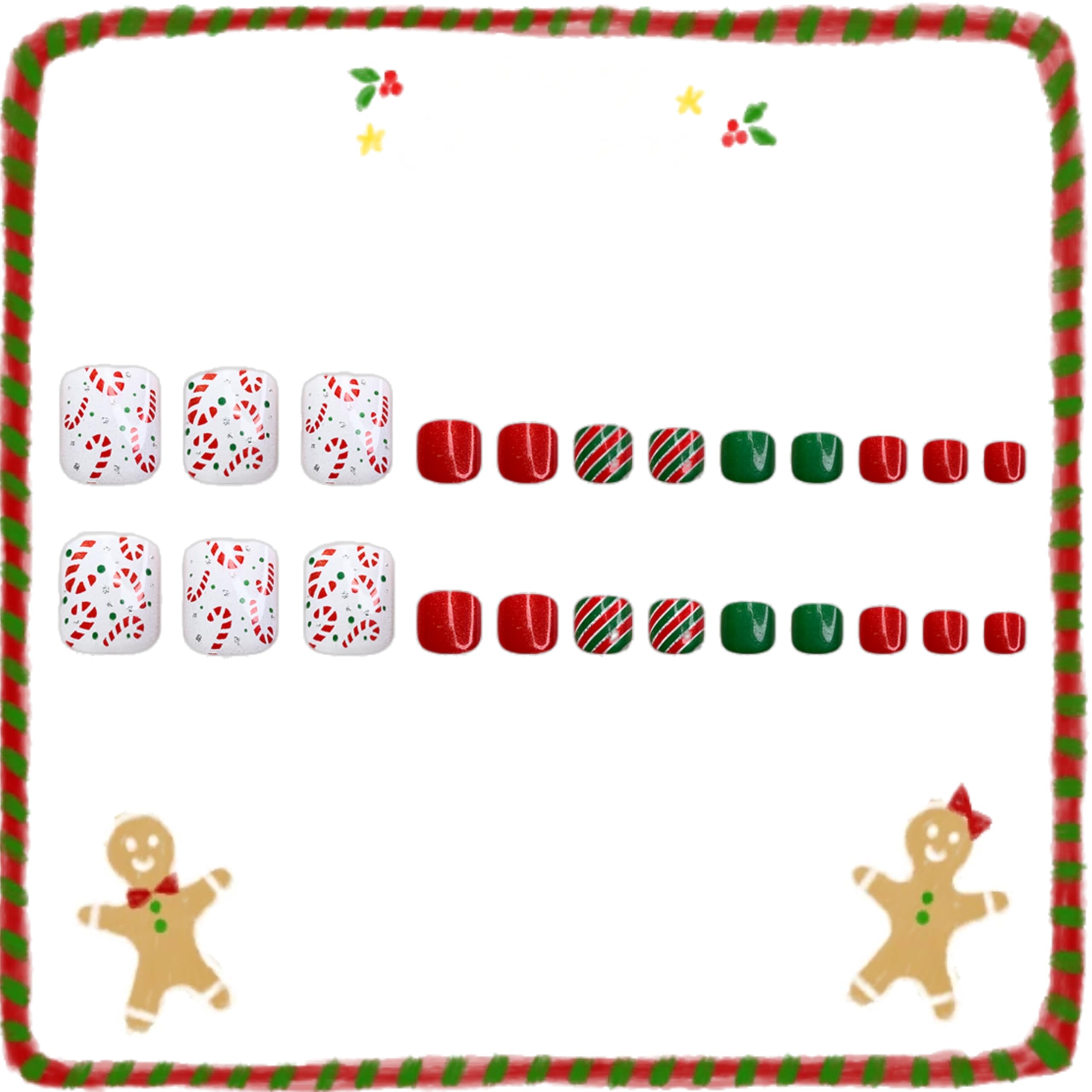 SHUXILIN glue-on nails application shot emphasizing quick home manicure.