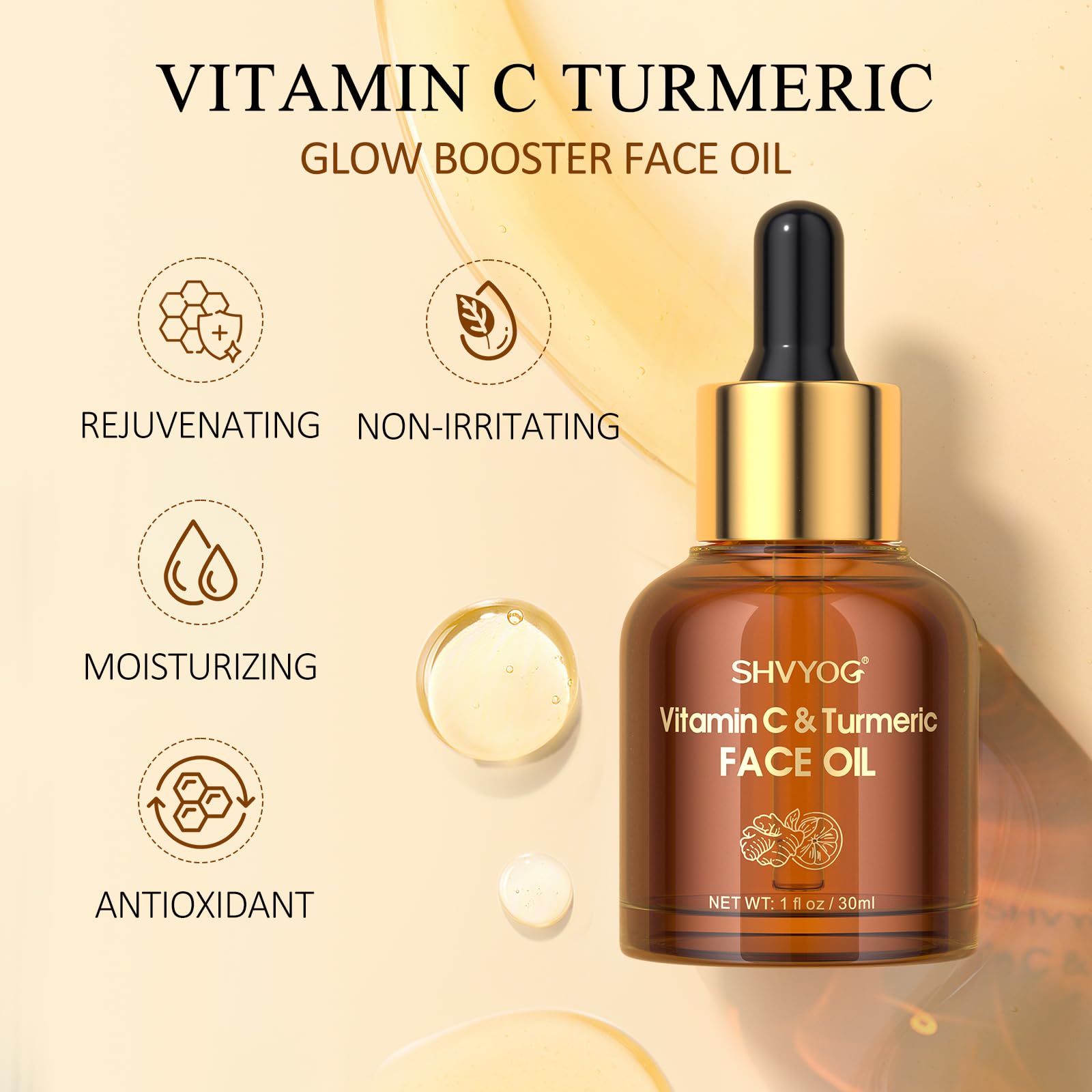 Ingredients: turmeric, raspberry, pomegranate in SHVYOG formula.