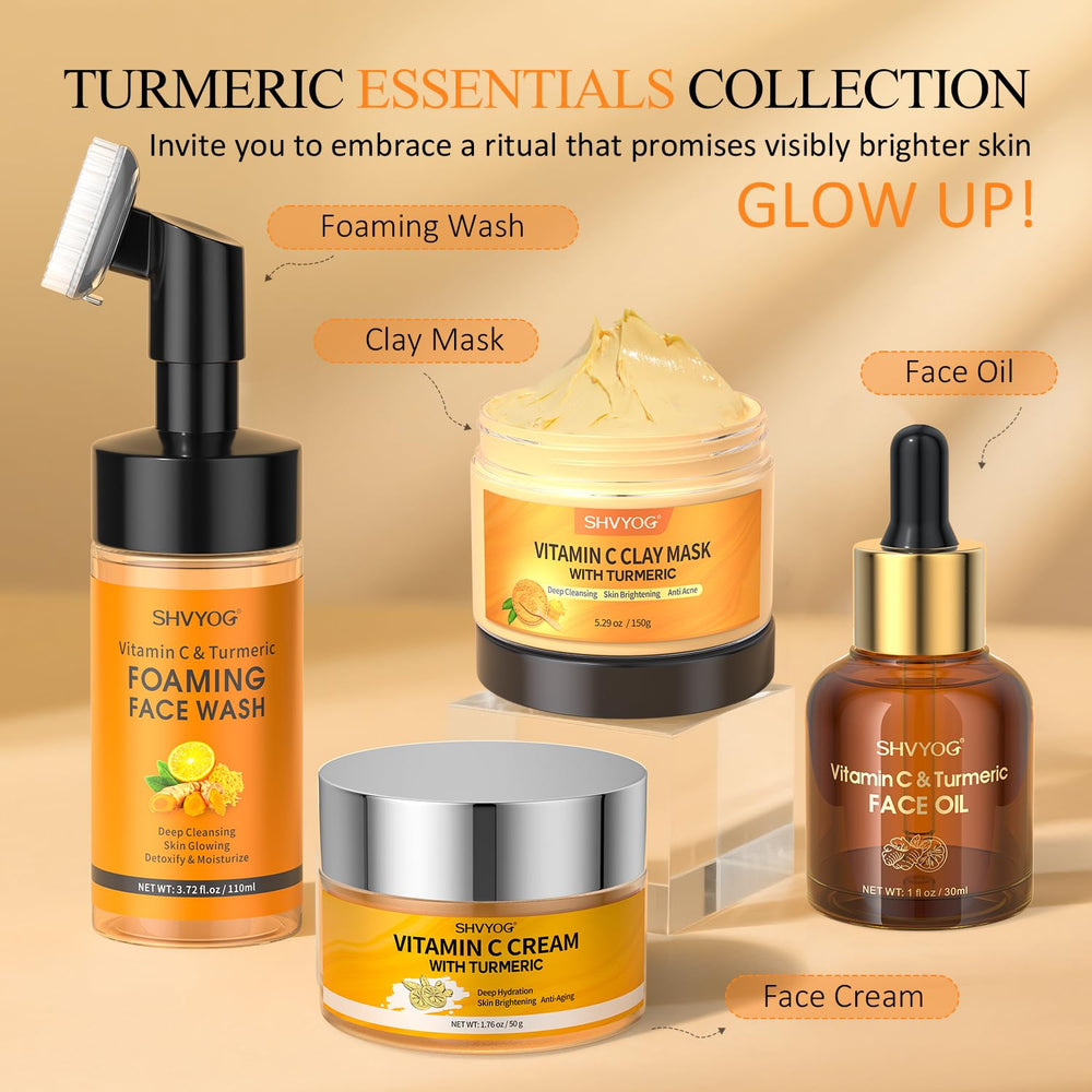 SHVYOG Vitamin C Turmeric Face Wash packaging designed for gifting and everyday use.