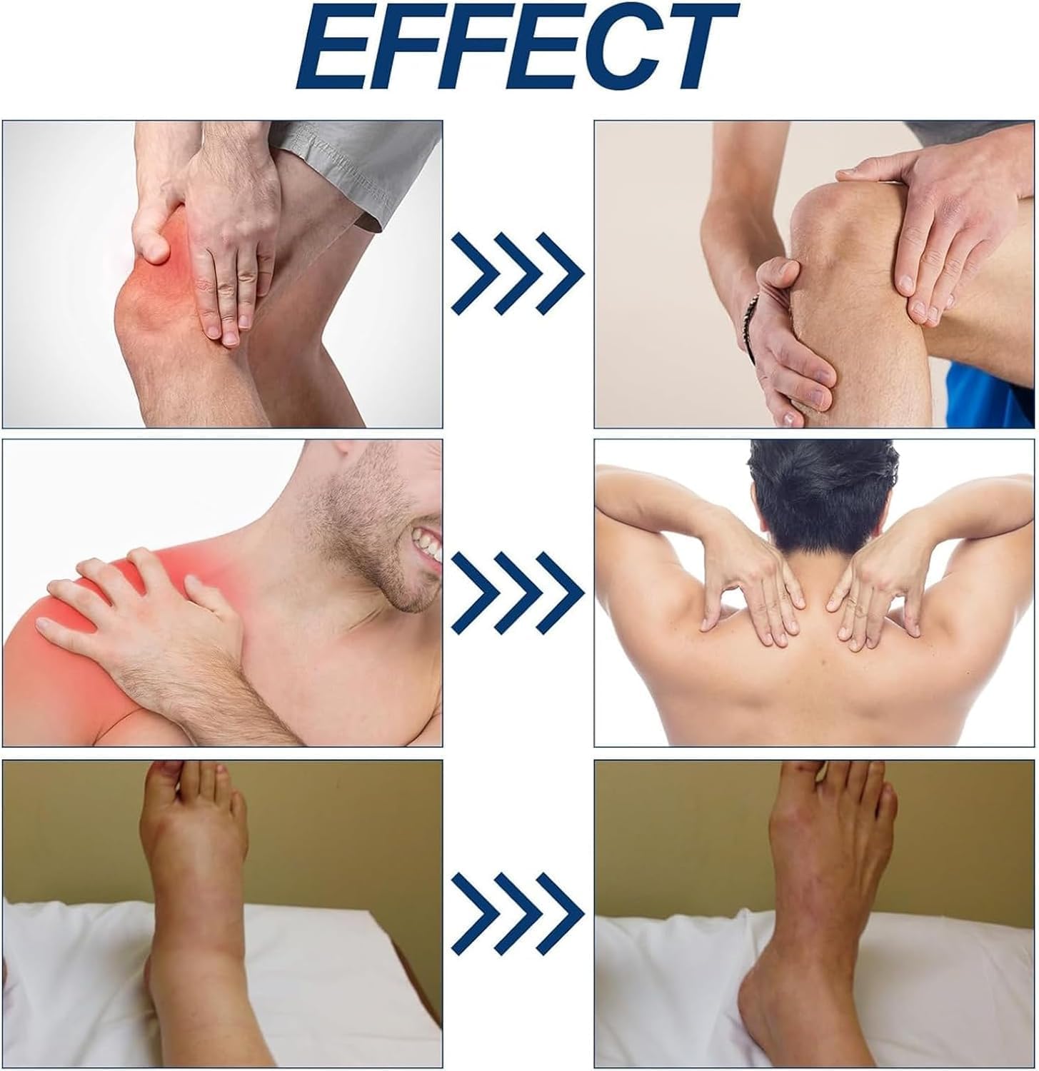 Shwfhi CapsaCare feet soothing image highlights targeted comfort after long day.