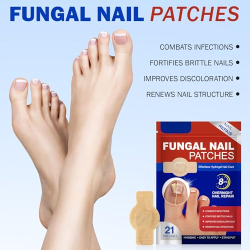 Shwfhi Nail Patches worn overnight support discreet routine after gym or travel.