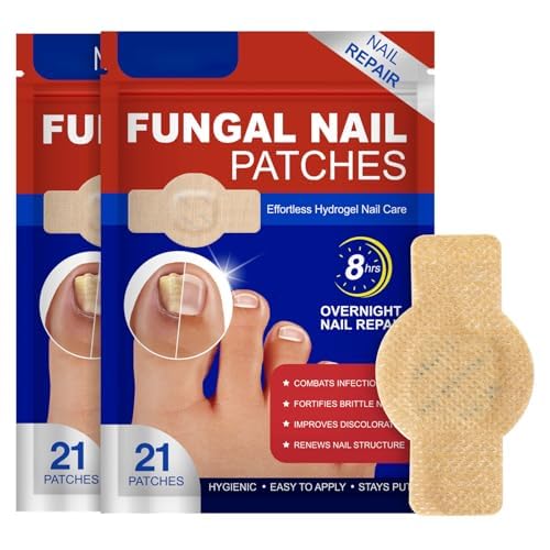 Shwfhi Nail Patches packaging image demonstrates discreet, travel-ready toenail care.