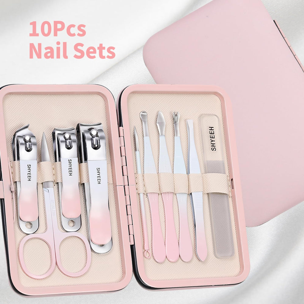 SHYEEH compact nail kit saves space in luggage.