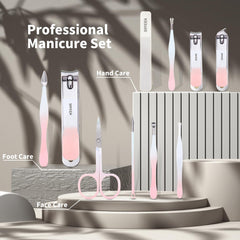 SHYEEH high-carbon steel nail clippers offer stronger, longer-lasting cuts.