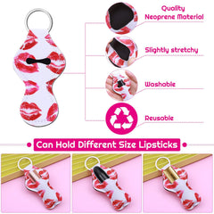 Shynek chapstick holder attached to purse, bag, or locker for quick lip balm access