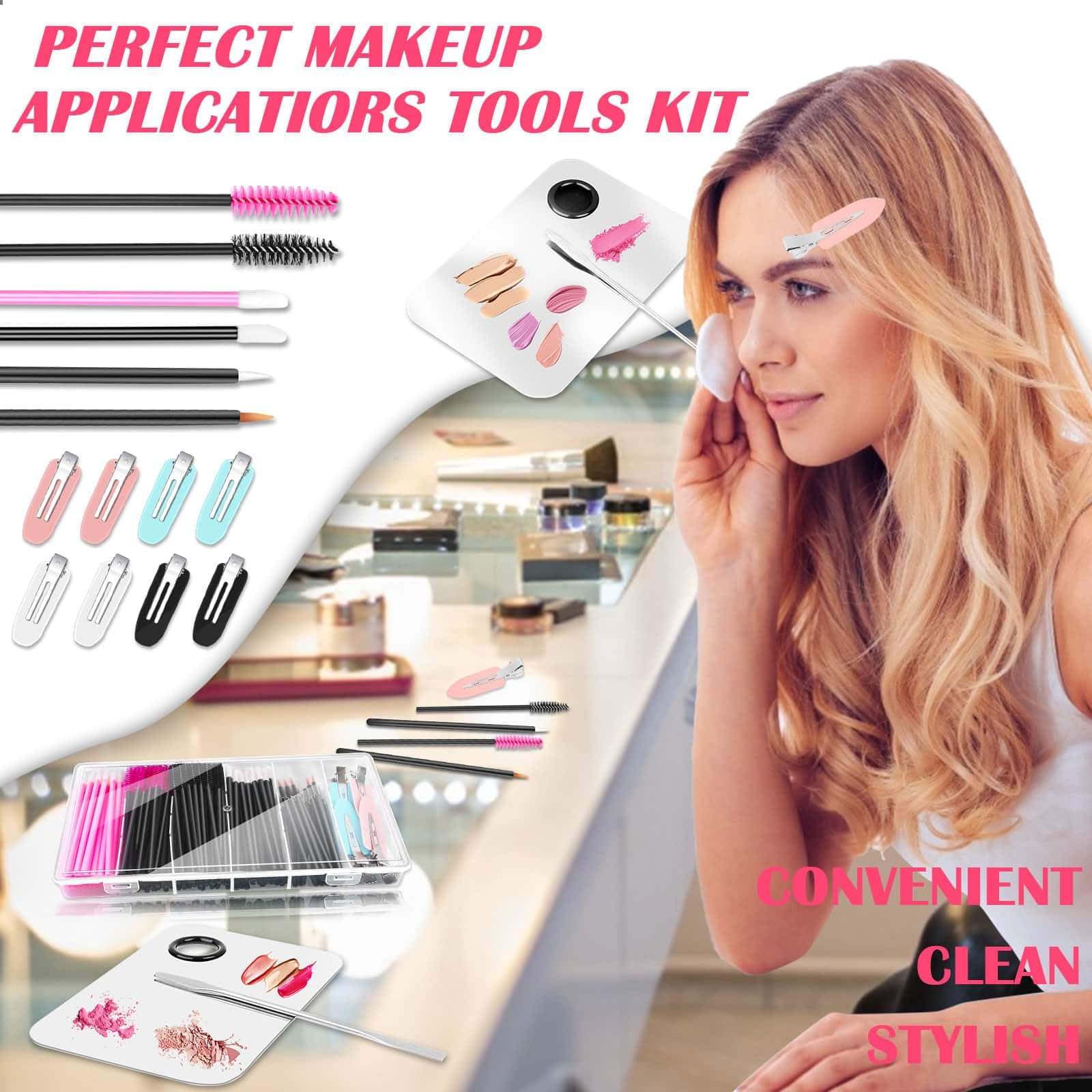 Shynek makeup accessory kit contents provide versatile tools for home or salon use.