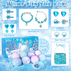 Siawoy bath bombs fizz into bubbly color, creating a playful bath experience.