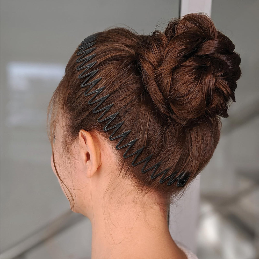 Sibba headband tortoise shell look with teeth grip for secure hold.