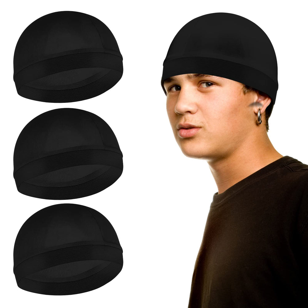 Sibba satin silk wave cap package shows three colors for versatile daily wear.