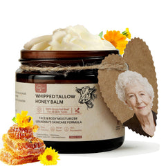SIBITBIT beef tallow skin jar shows a rich moisturizer for dry and sensitive skin
