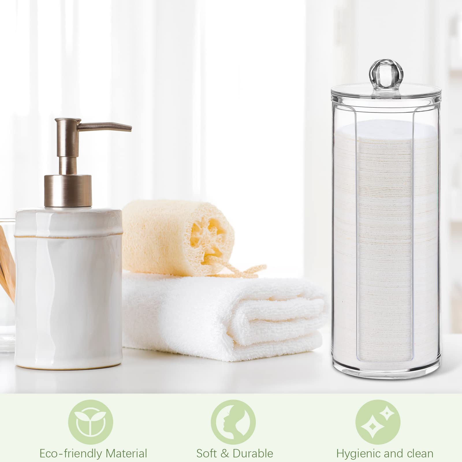 Sieral storage container with dust cover keeps sponges clean between uses