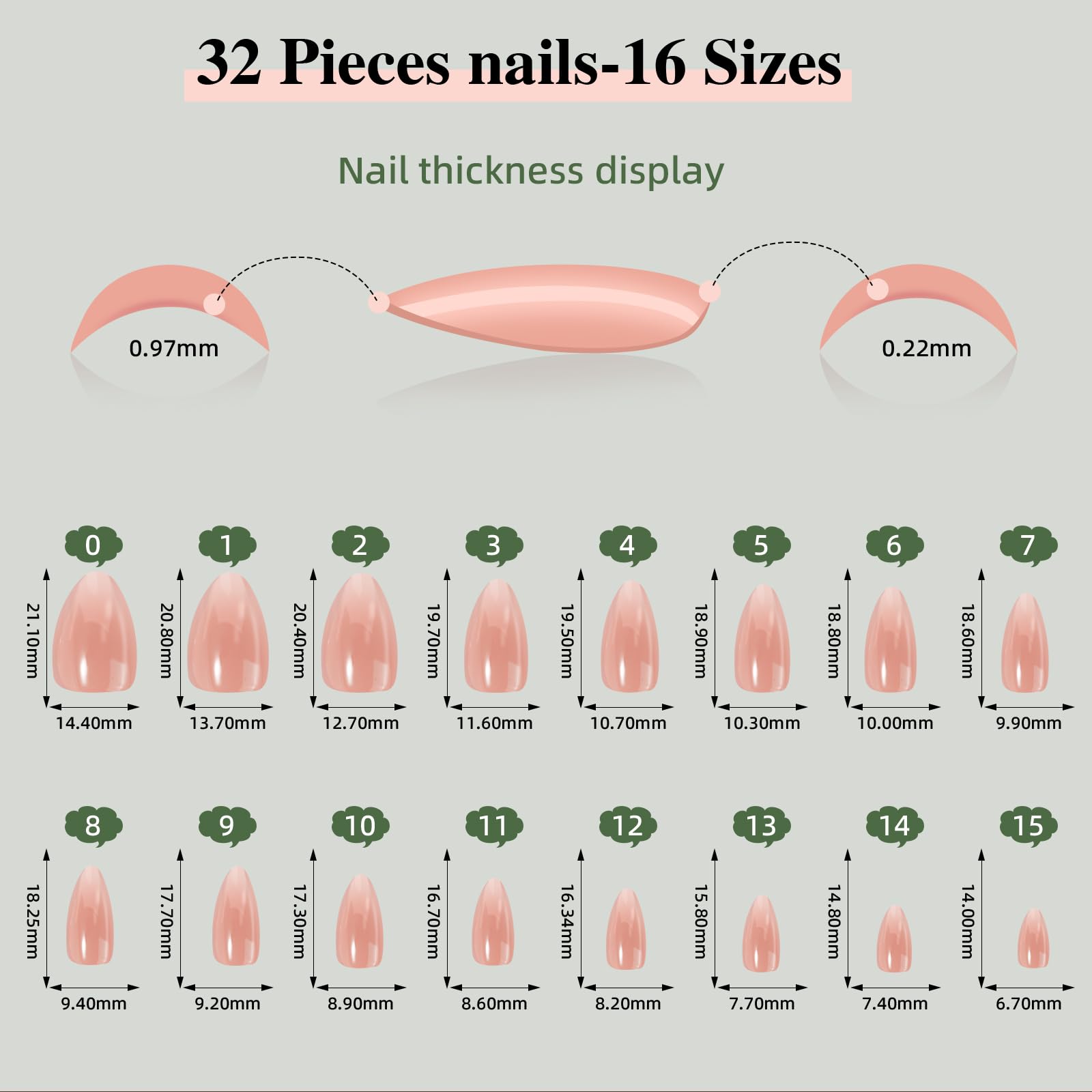 Sifvoo reusable storage case keeps nails organized and portable.