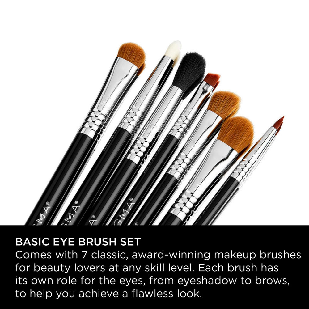 Sigma Beauty Basic Eye Brush Set E15 flat definer for sharp eyeliner