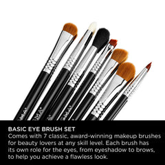 Sigma Beauty Basic Eye Brush Set E15 flat definer for sharp eyeliner