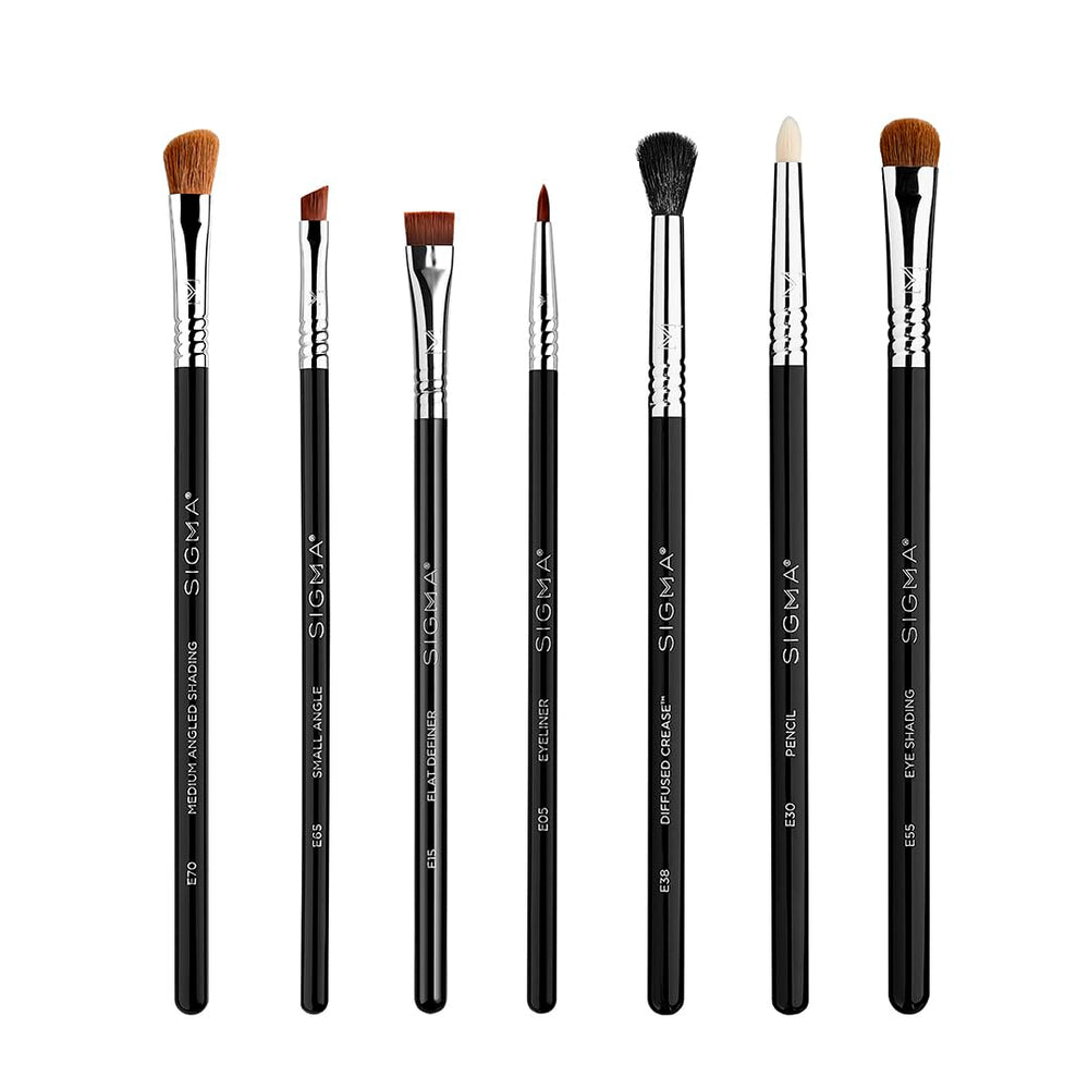 Sigma Beauty Basic Eye Brush Set E30 pencil for precise lower-lid placement
