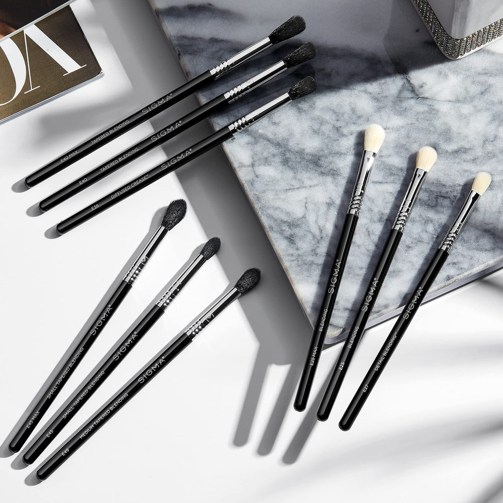 Sigma Beauty E45 cleaning-friendly brush—easy care with SigMagic.