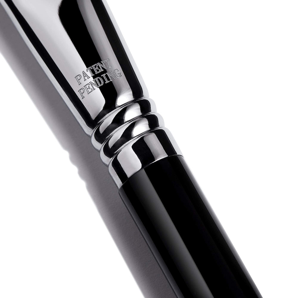 Sigma Beauty E55 applies powder eyeshadow delivering smooth, even distribution.