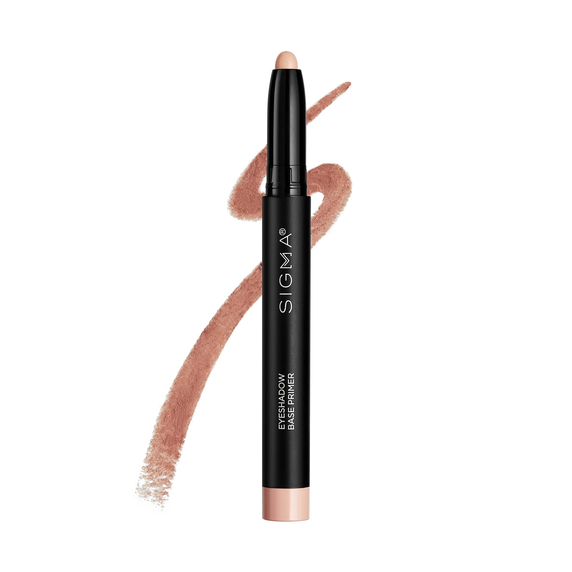 Sigma Beauty Eyeshadow Primer Base retractable-crayon swatch for long-lasting color.