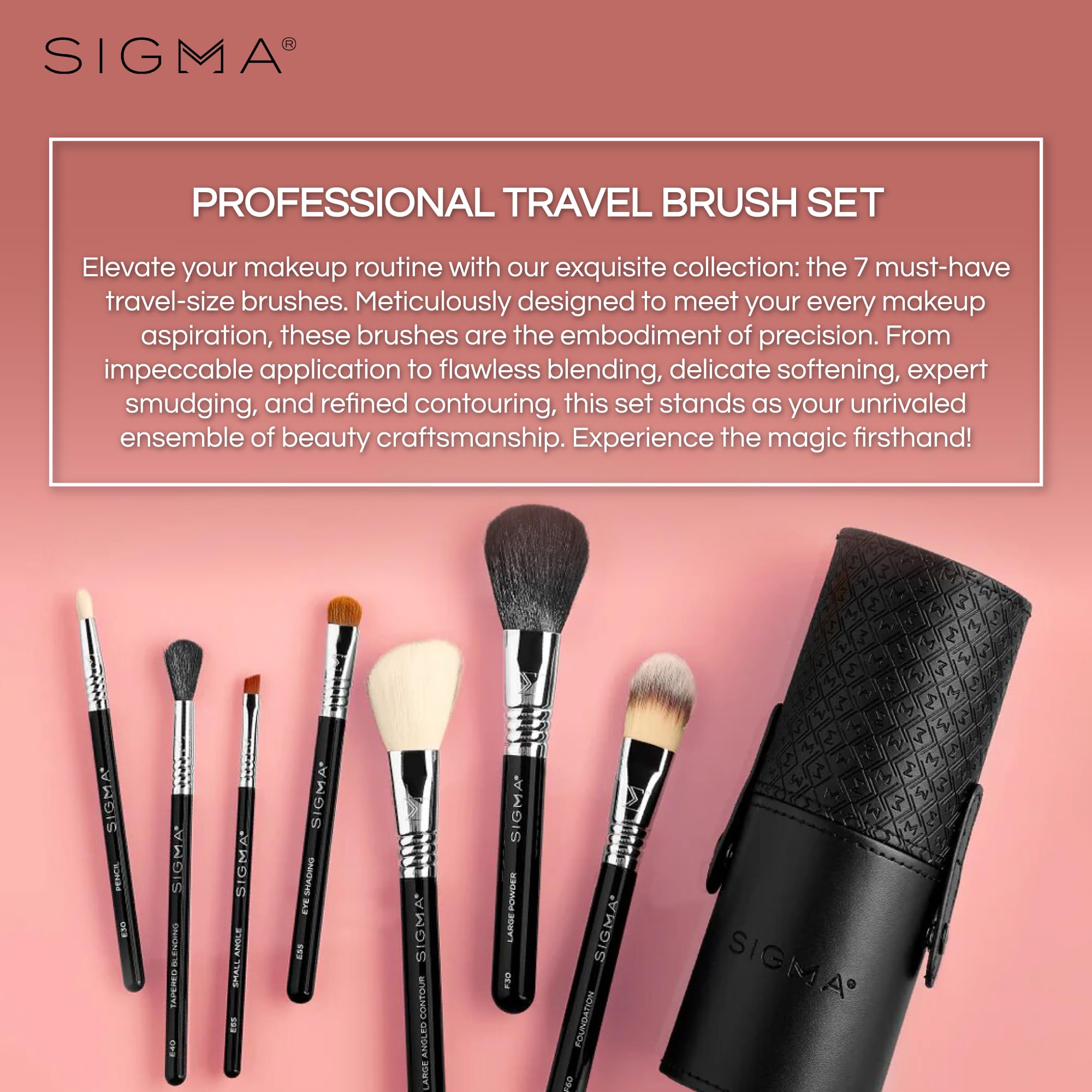 Sigma Beauty F30 powder brush close-up for flawless setting powder