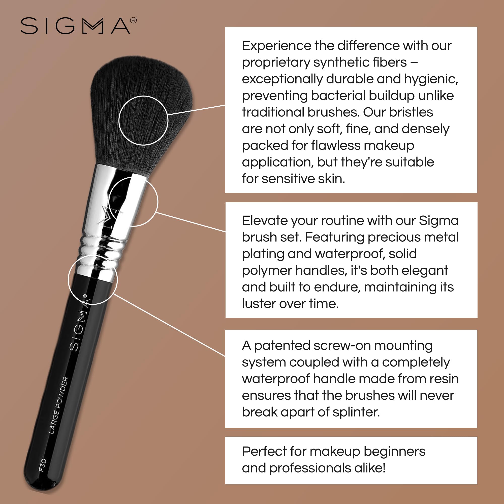 Sigma Beauty F40 contour brush precise sculpting