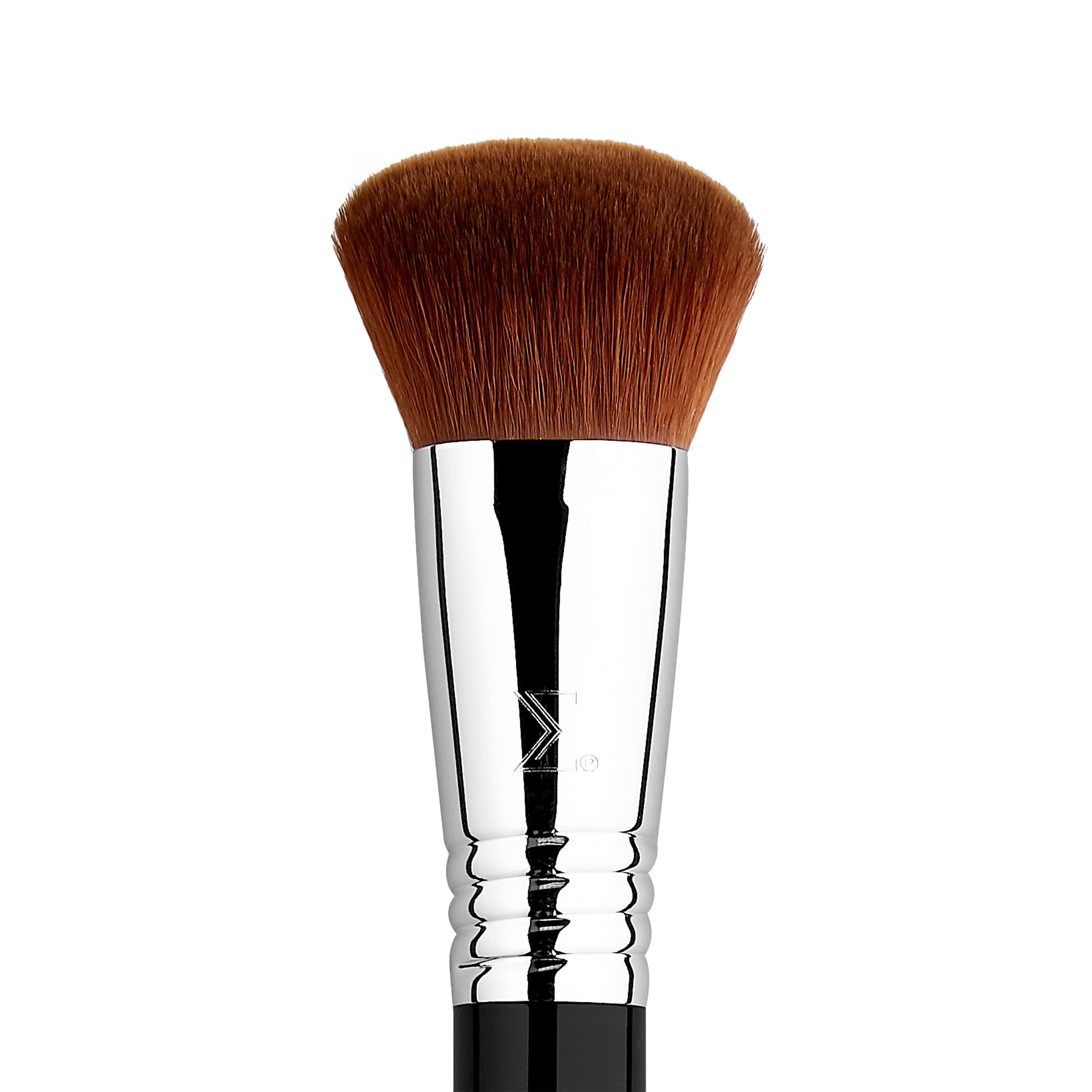 Sigma Beauty F47 Multitasker used for blush application with a soft, natural flush.