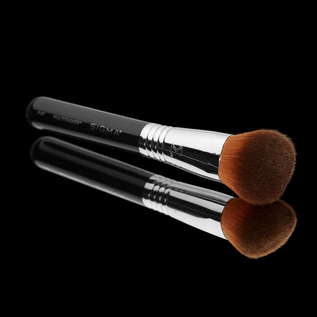 Close-up of soft synthetic fibers on Sigma Beauty F47 Multitasker.
