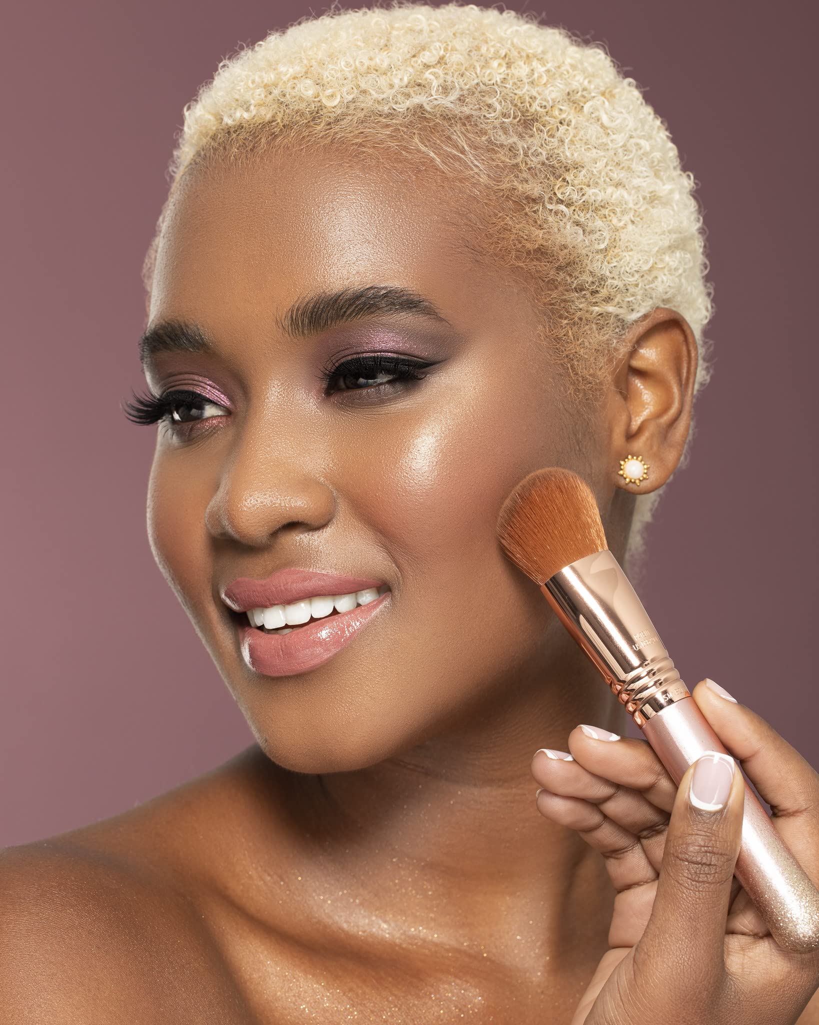 Sigma Beauty F47 Multitasker shown as vegan cruelty-free brush option.