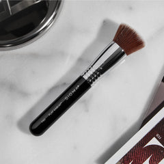 Sigma Beauty F85 foundation application using cream and liquid formulas.