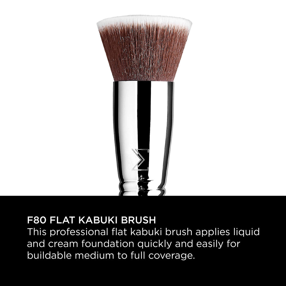 Sigma Beauty F85 closeup of skin-safe fibers ideal for sensitive skin.