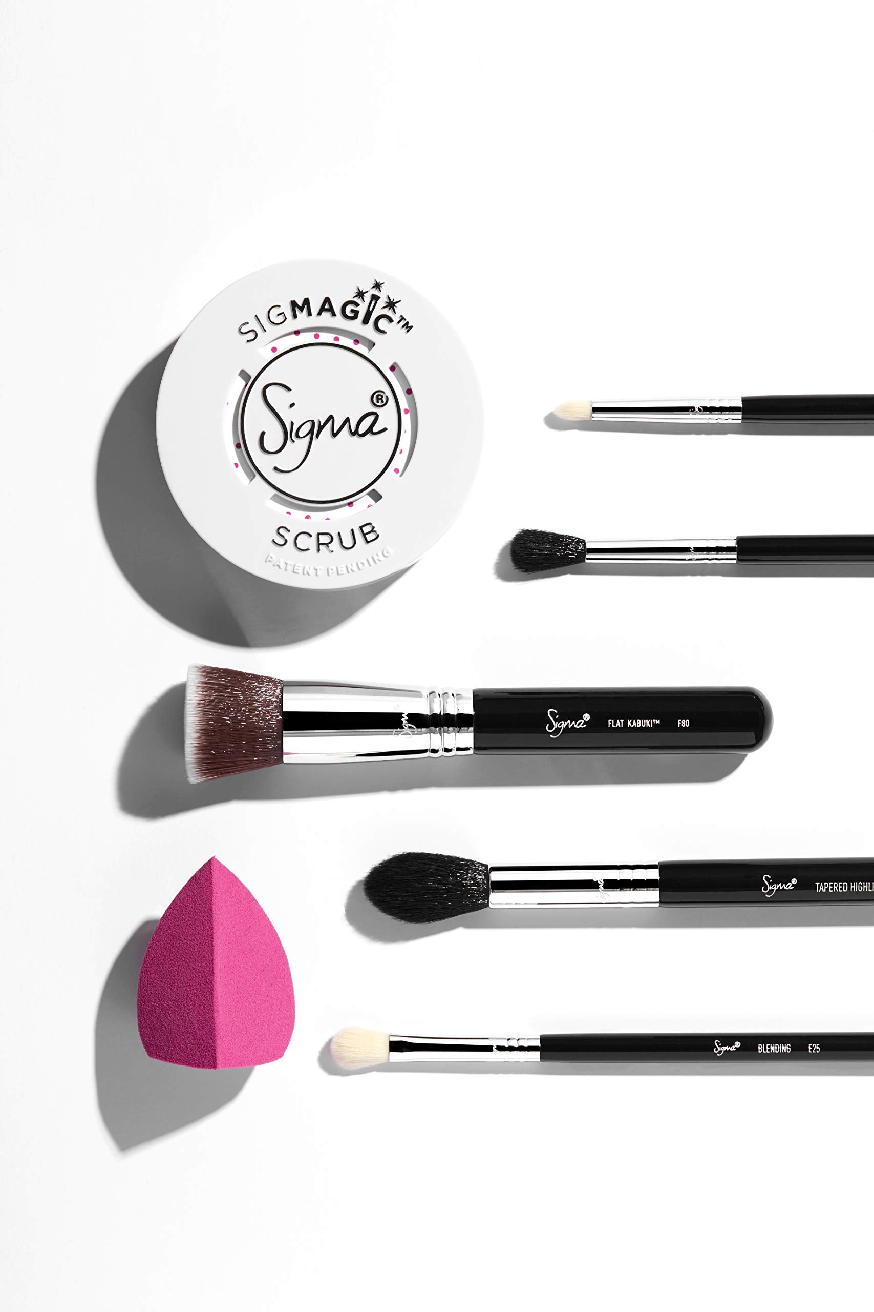SIGMA Beauty Most Wanted pencil eyeliner brush for clean, defined lines.