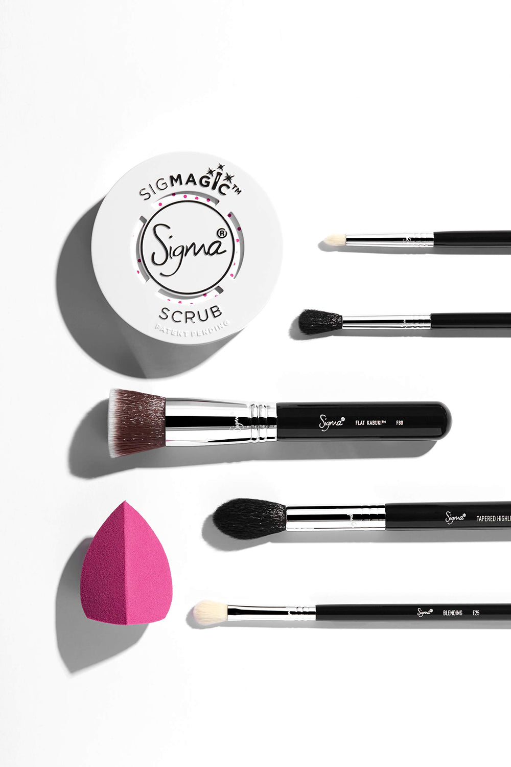 SIGMA Beauty Most Wanted pencil eyeliner brush for clean, defined lines.