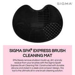 Sigma Spa Express mat suction cups securing to surface during cleaning
