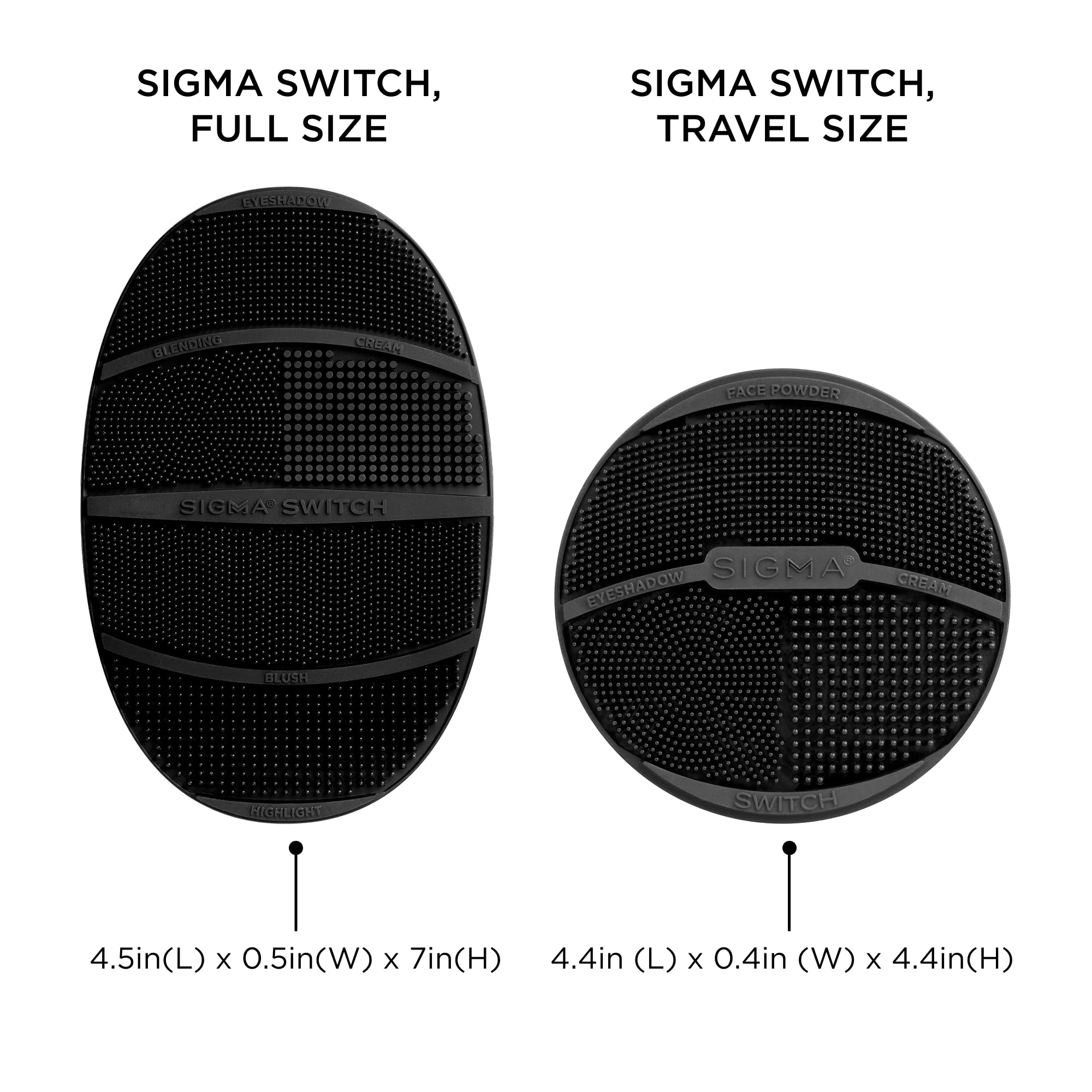 Sigma Switch close-up lifting pigment from bristles without water
