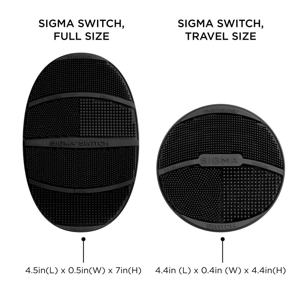 Sigma Switch close-up lifting pigment from bristles without water