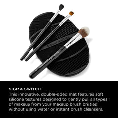 Sigma Switch texture close-up showing multi-textured surface for pigment removal