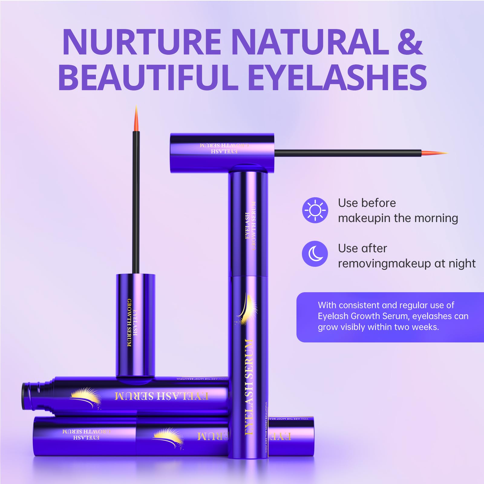 SIIEEC Lash Serum eyebrows closeup highlights fuller brow potential.
