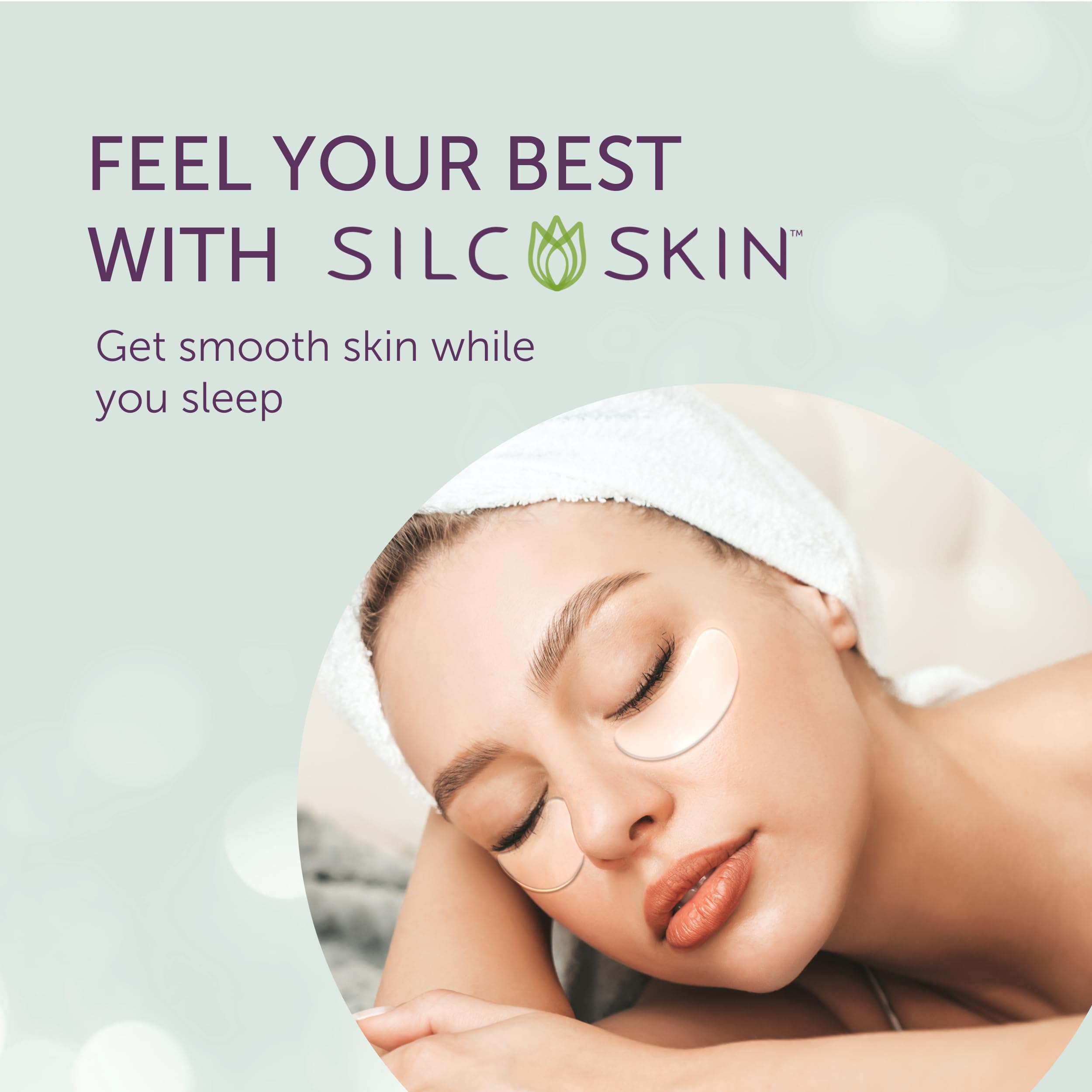 SilcSkin Eye Pads produce smoother-looking under-eye skin with hydration.