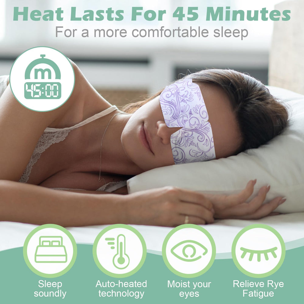 Silicherry steam eye mask elastic strap ensures secure comfortable wear