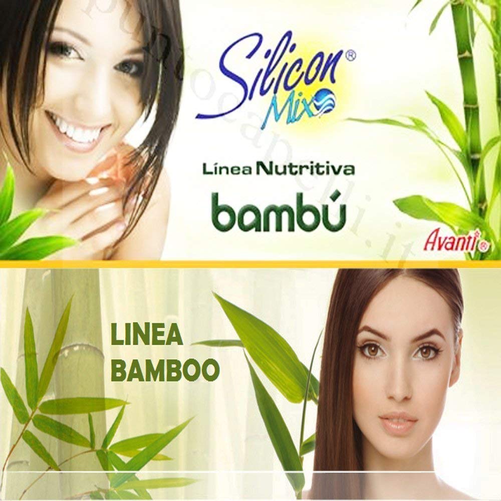 Silicon Mix Bambu Conditioner bottle emphasizing softness and elasticity
