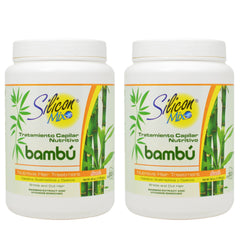 Silicon Mix Bambu hair treatment bottle nourishes and detangles for smoother hair